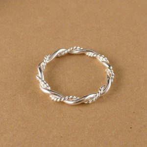Ring 925 Silber Kordel