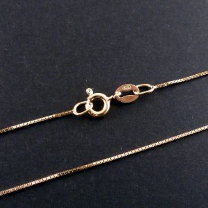Kette 925 Silber vergoldet Venezianerkette